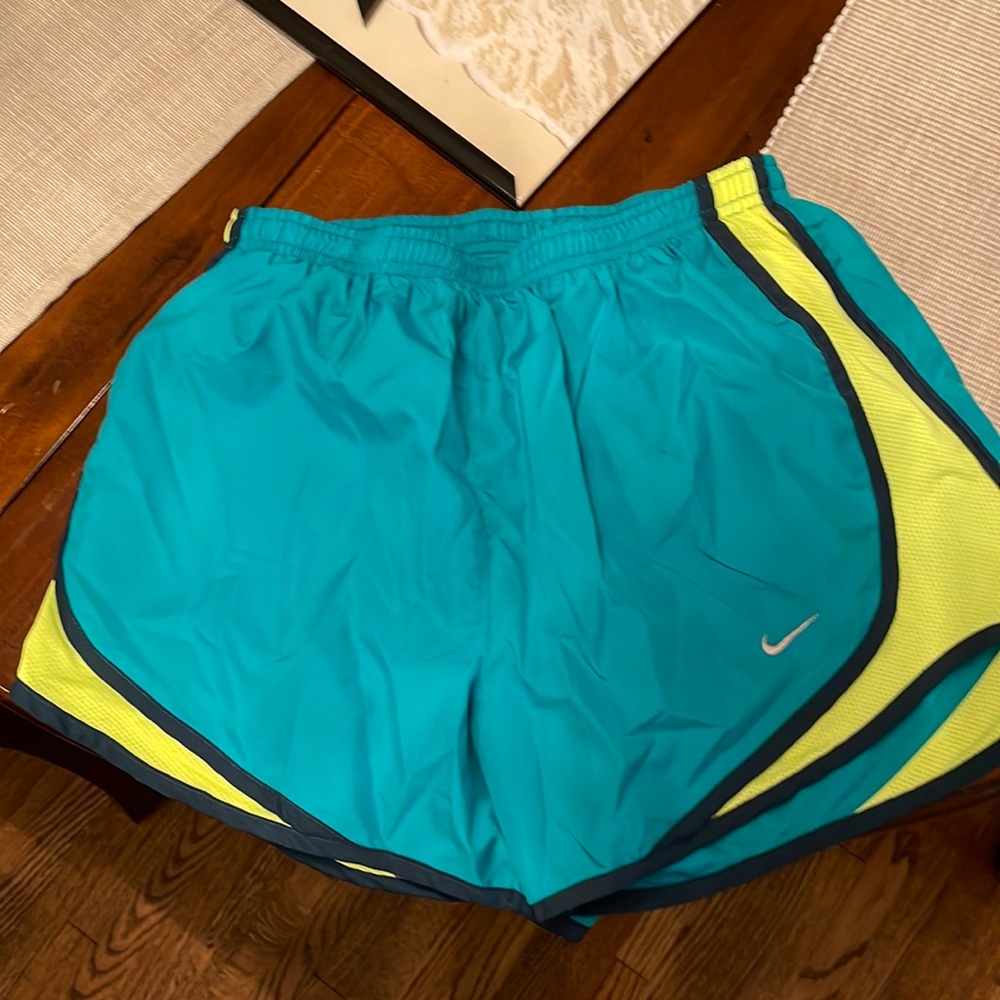 Teal Nike shorts